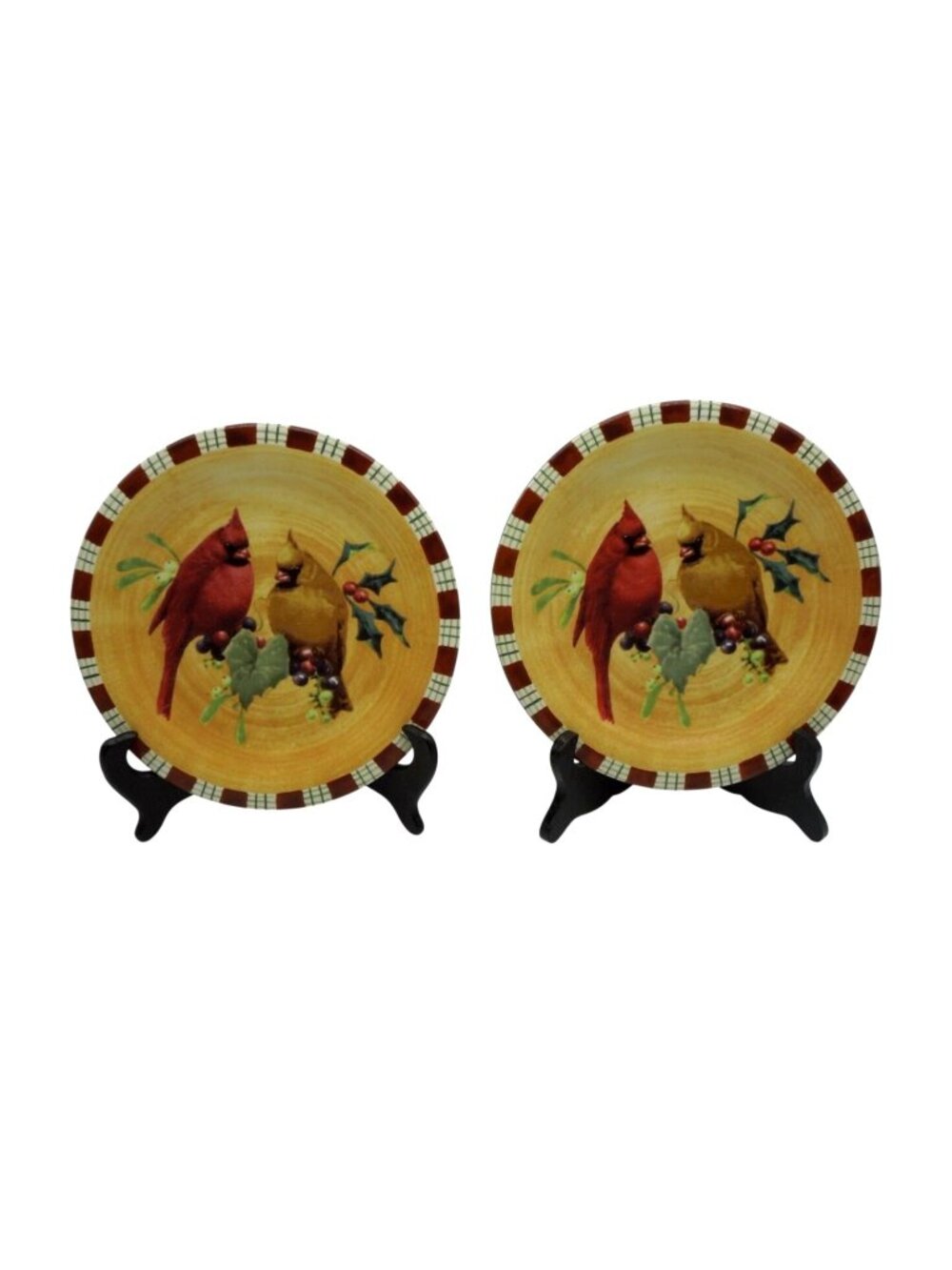Cardinal Salad Plates from the Lenox Winter Greetings Everyday